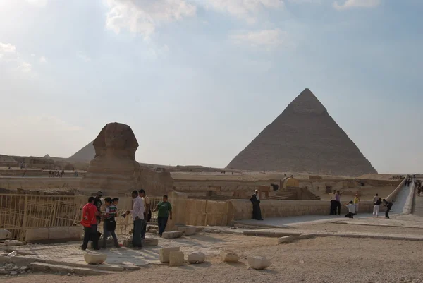 Wielki Sfinks z guiza, Kair, Egipt — Zdjęcie stockowe