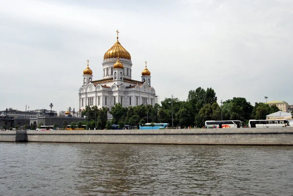모스크바에 있는 구주 그리스도의 성당 — 스톡 사진