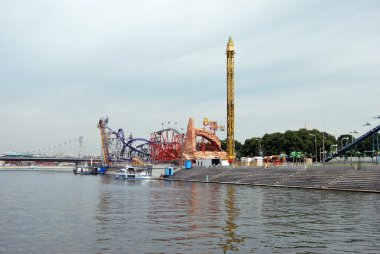 Attraction in Gorky Park, Moscow