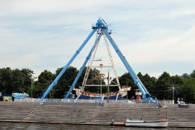 Attraction in Gorky Park, Moscow