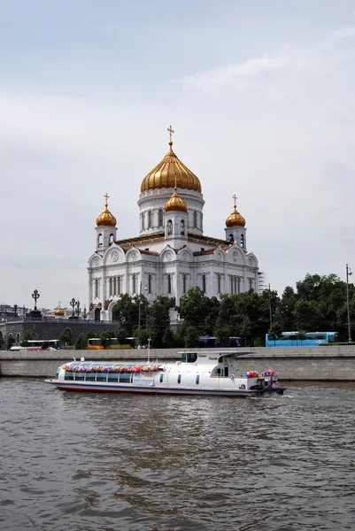 모스크바에 있는 구주 그리스도의 성당 — 스톡 사진