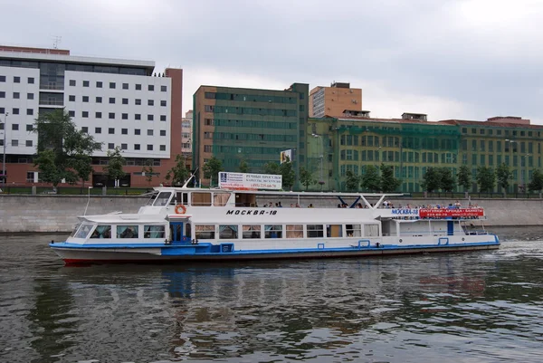 Moscow river cruise boat — Stock Photo, Image