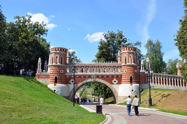 stock image Bridge in Tsaritsino, Moscow