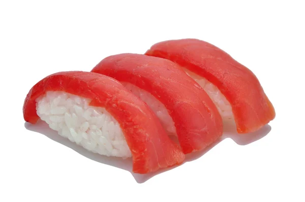 Japonské sushi s lososem — Stock fotografie