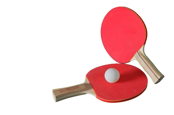 Racketar för pingpong. Stockfoto