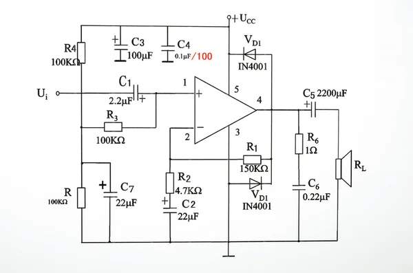 stock image Circuit diagram