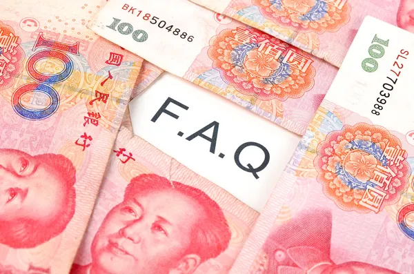 Chińska waluta — Zdjęcie stockowe