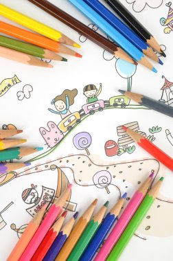 Children's drawing clipart