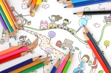 Children's drawing clipart