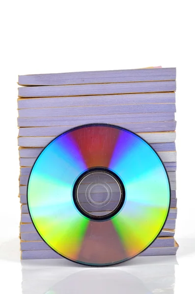 stock image DVD and documents