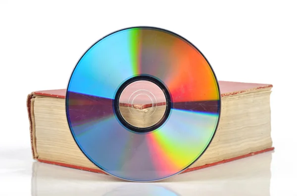 DVD és könyv — Stock Fotó