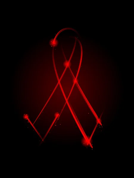 AIDS ribbon — Stock Vector