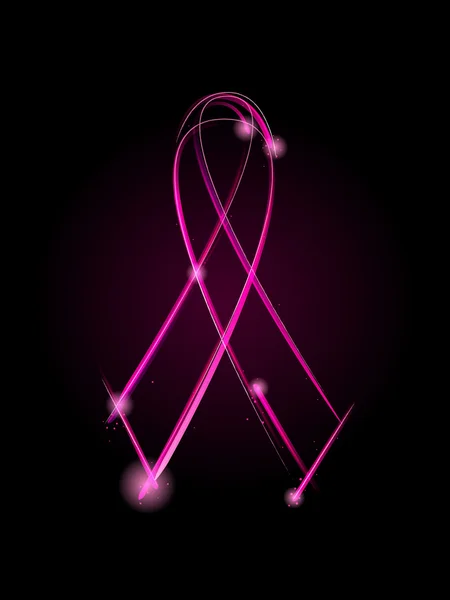 Wstążka do raka piersi — Wektor stockowy