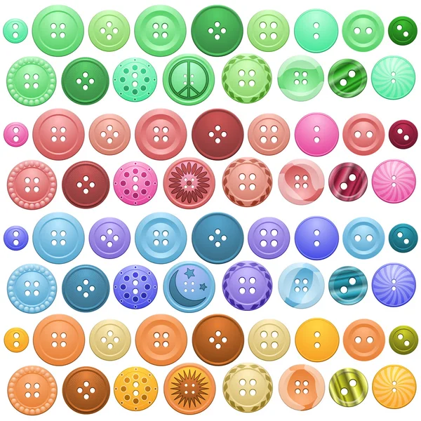 Button collection — Stock Vector