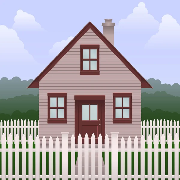 Basic house — Stock Vector