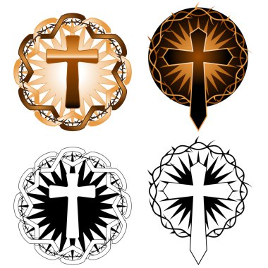 Cross tattoos clipart