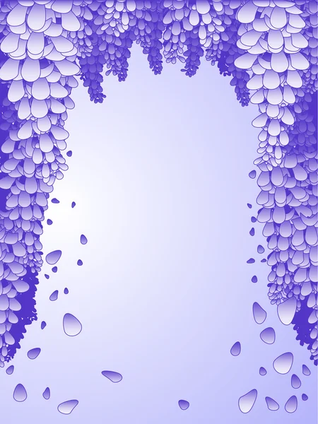 紫藤边框 — 图库矢量图片