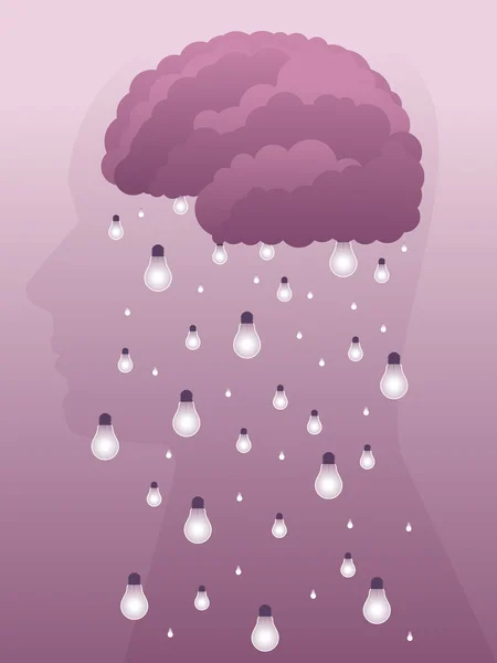 Εγκεφαλική καταιγίδα — Διανυσματικό Αρχείο