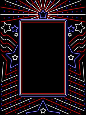 Star frame clipart