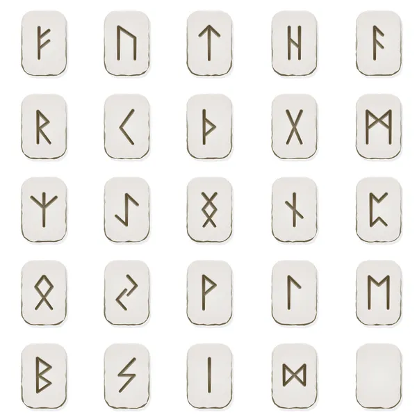 ルーン文字のセット — ストックベクタ