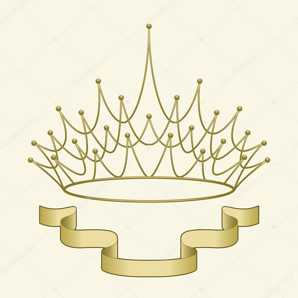 Crown and banner