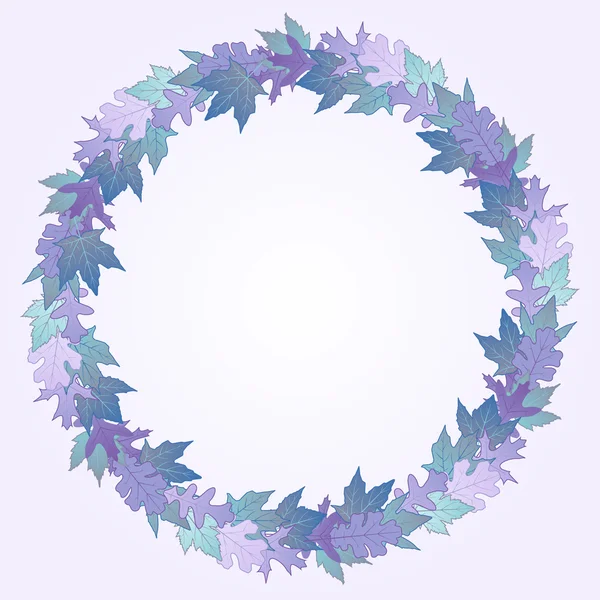 Winter wreath — Stock Vector