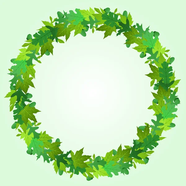 Summer wreath — Stock Vector