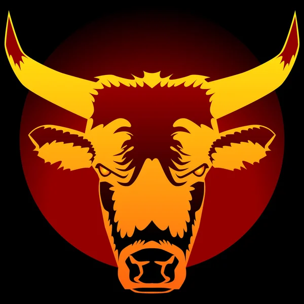 Bull graphic — Stock Vector