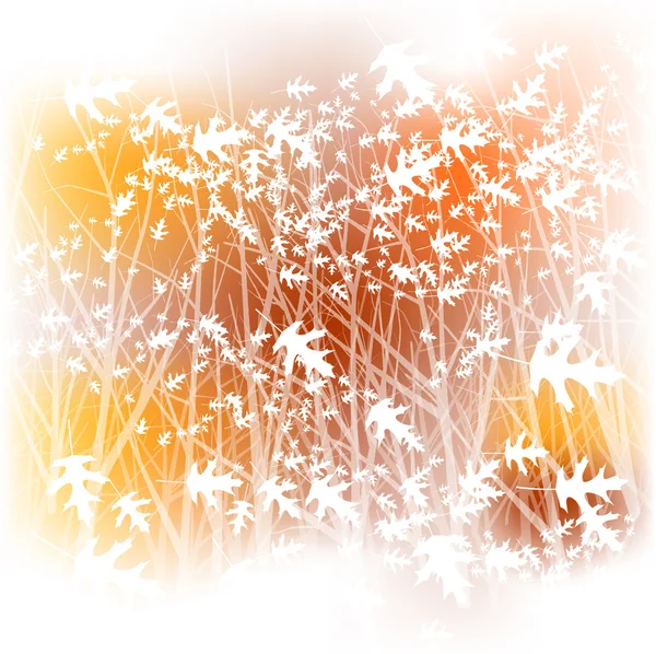 Aquarelle automne forêt — Image vectorielle