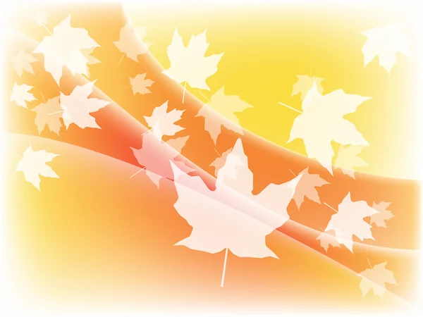 Watercolor autumn — Stock Vector