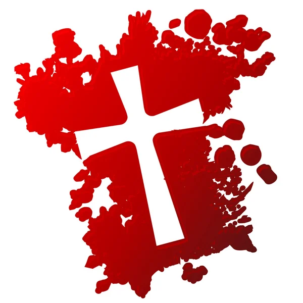Хрест крові — стоковий вектор