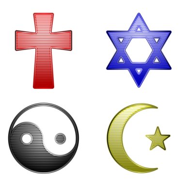 Religious icons clipart