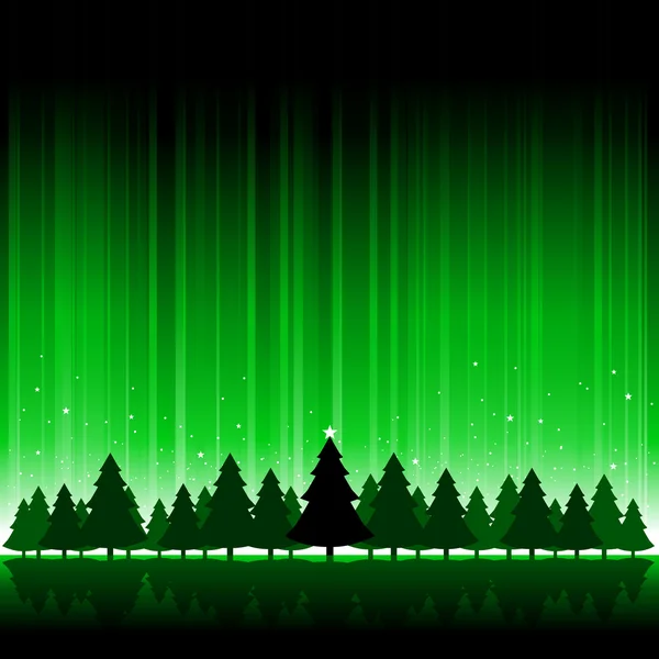 Arbre de Noël fond — Image vectorielle