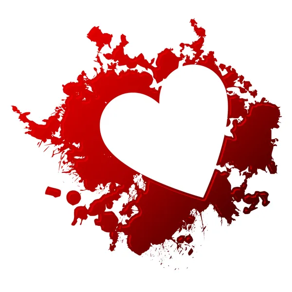 Bloedige liefde — Stockvector