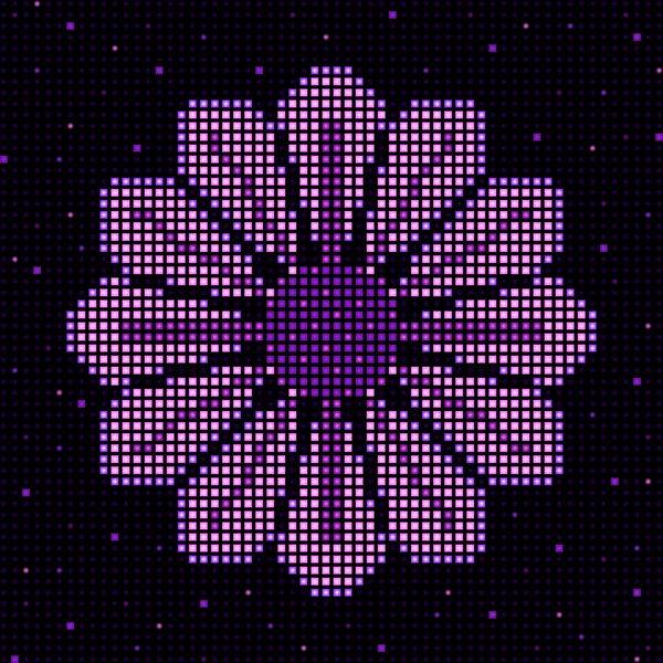LED flower — Stock Vector