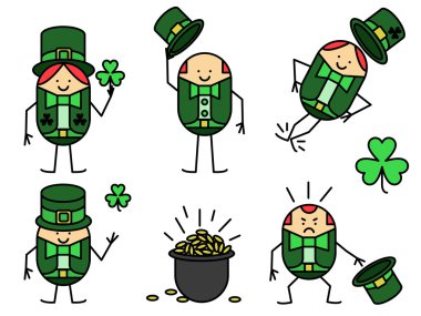 Leprechaun cartoons clipart