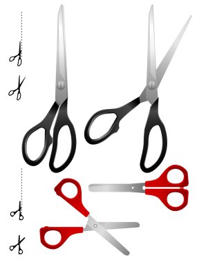 Scissor set clipart