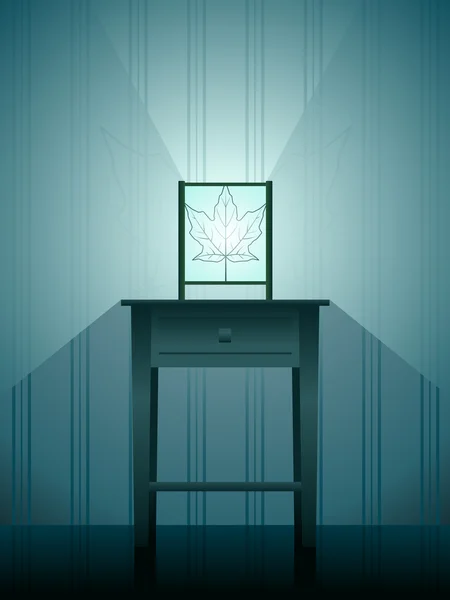 Zeitgenössische Lampe — Stockvektor