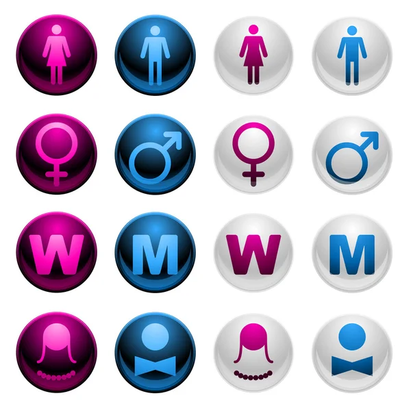 stock vector Gender icons