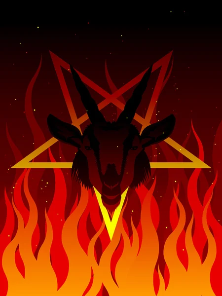 Satanic seal Stock Vector