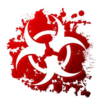 Blood hazard clipart