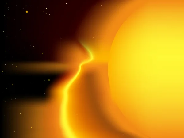 Fond de fusée solaire — Image vectorielle