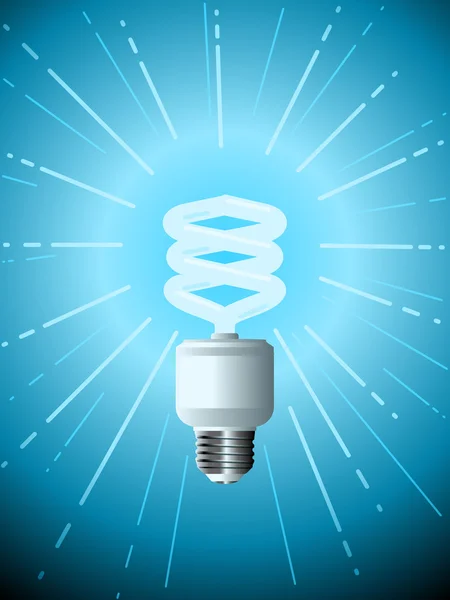 Ampoule efficace — Image vectorielle