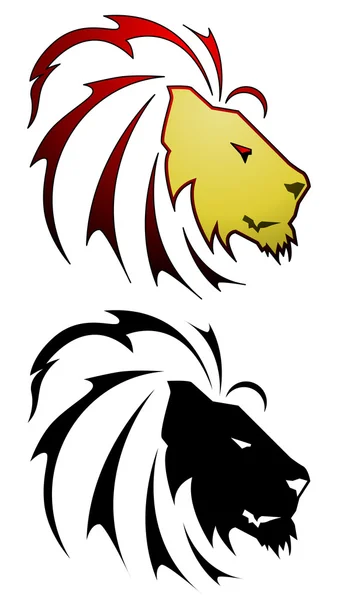 Татуировка льва Лицензионные Стоковые Иллюстрации