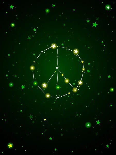 Constellatie van vrede — Stockvector