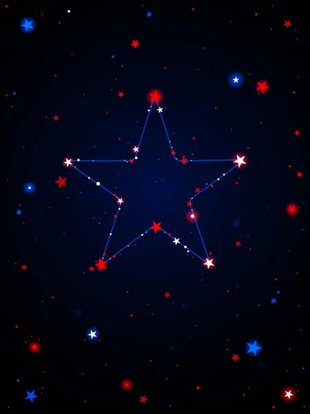 Sternbild der Sterne Stockvektor