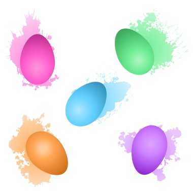 boyalı Paskalya yumurtaları