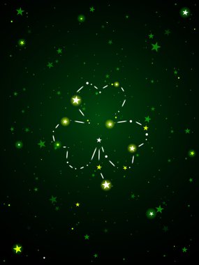 Lucky stars clipart