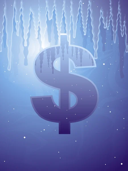 Eingefrorene Vermögenswerte — Stockvektor