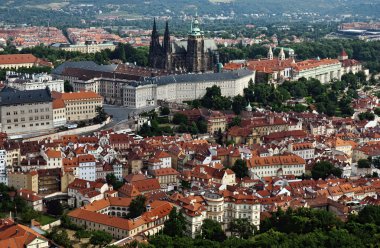 Prag Kalesi'nin görünümü